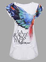 Wholesale Dip Back Hem T-Shirt