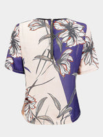 NEW FEELING Womens Floral T-Shirts