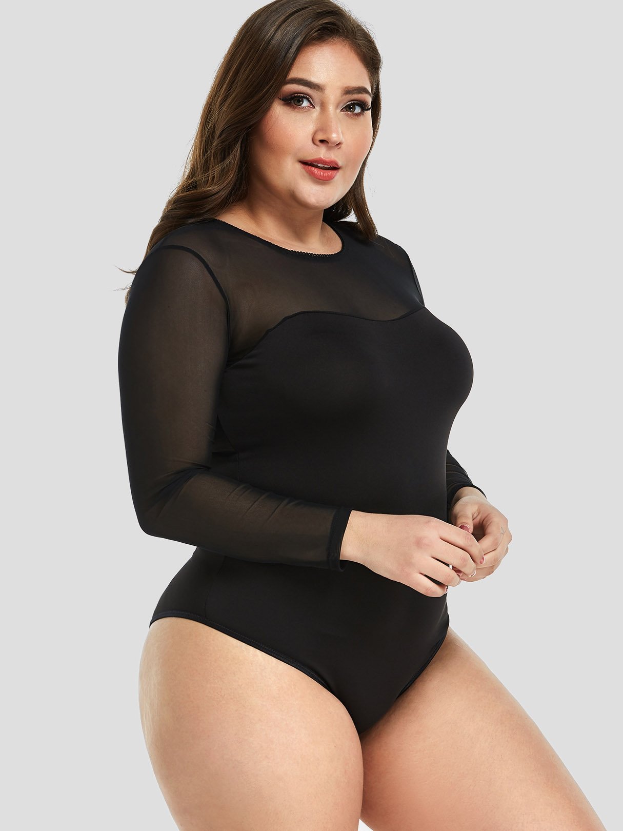 OEM Ladies Black Plus Size Intimates