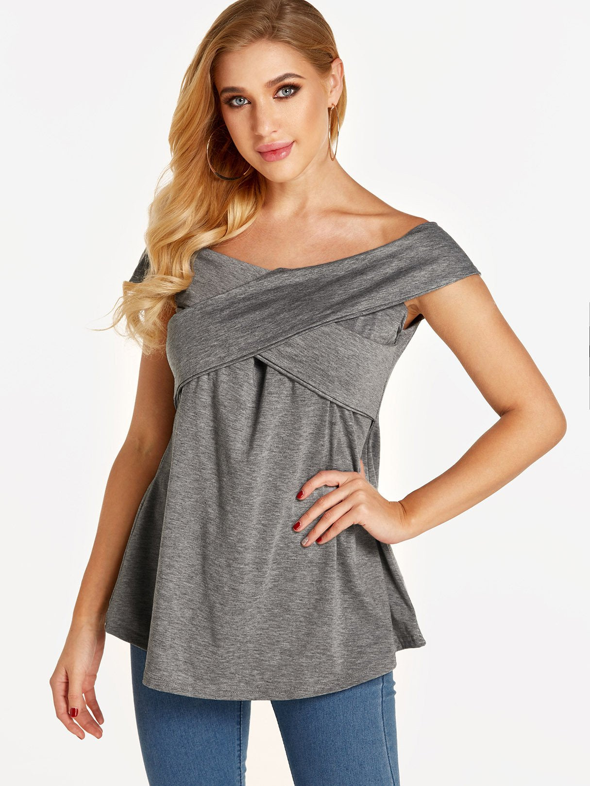 OEM Ladies Grey T-Shirts