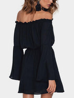 NEW FEELING Womens Black Mini Dresses