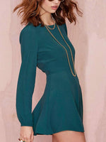 OEM Ladies Green Mini Dresses