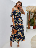 OEM ODM Womens Short Sleeve Maxi Dress