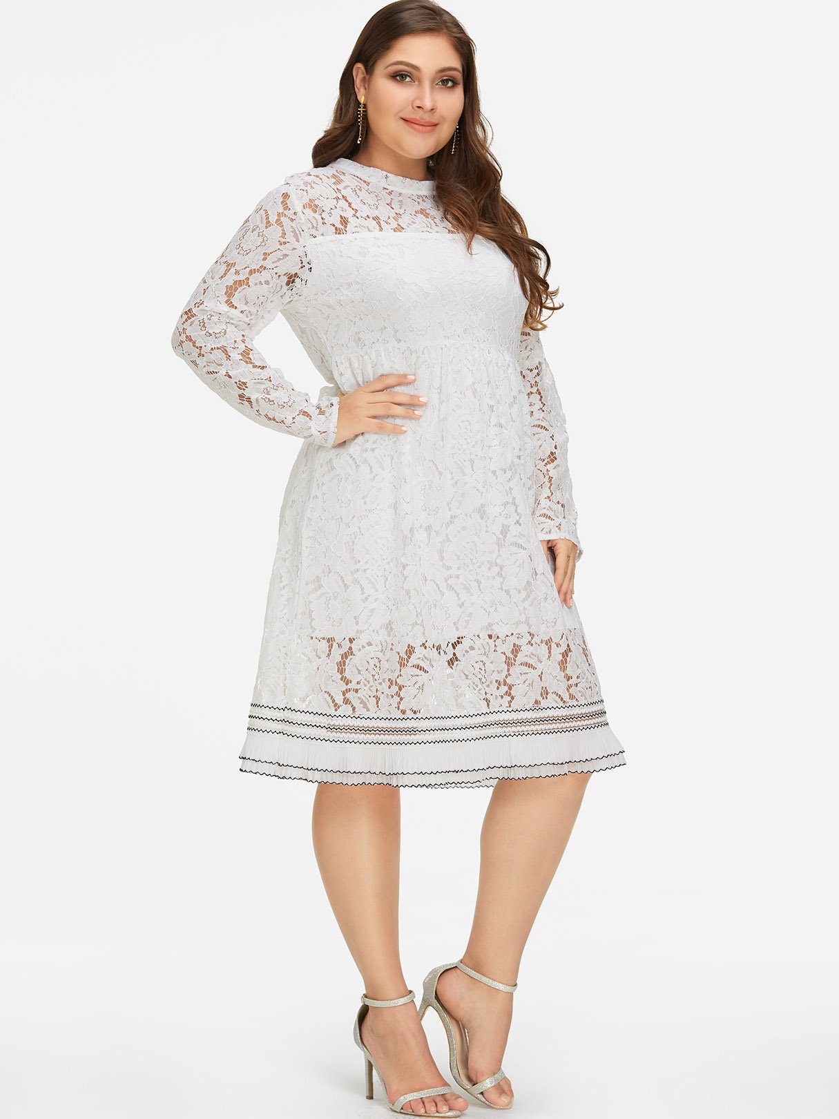 OEM ODM Womens Long Sleeve Plus Size Dress