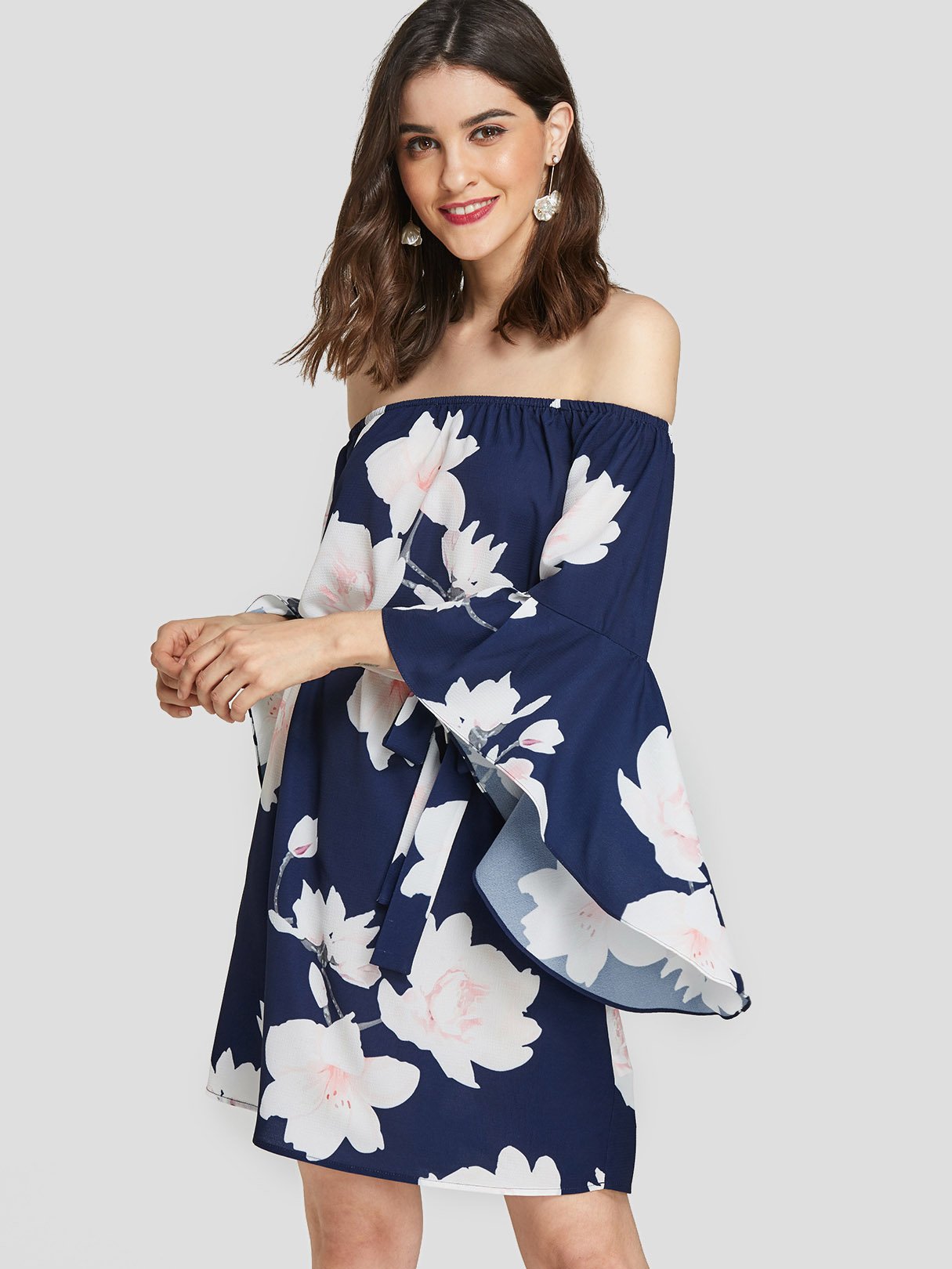 OEM Ladies Navy Mini Dresses