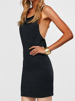 OEM Ladies Black Mini Dresses