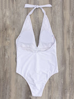 NEW FEELING Womens White One-Pieces