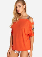 ODM Ladies Half Sleeve T-Shirts