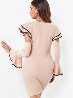 NEW FEELING Womens Pink Casual Dresses