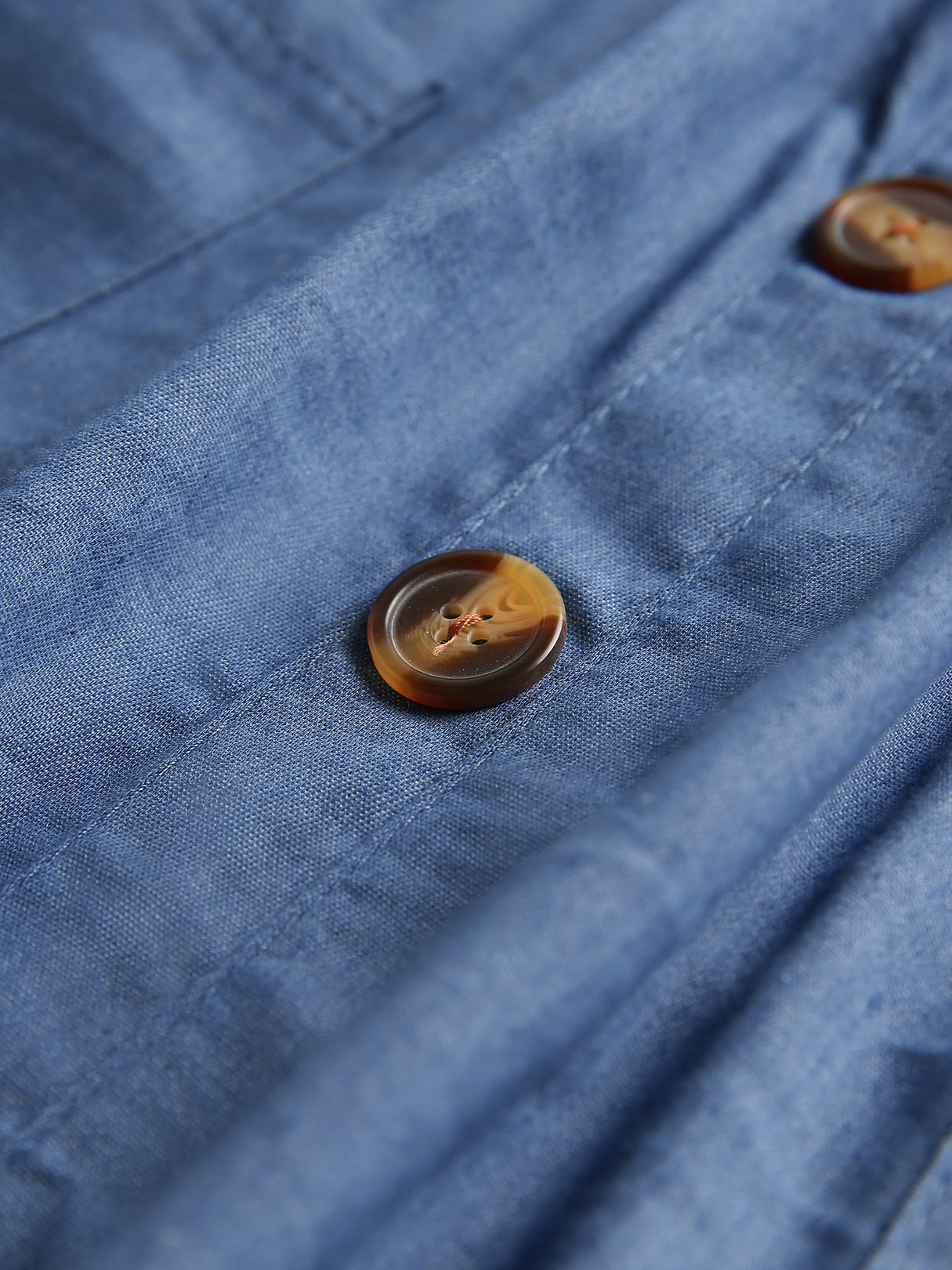 OEM ODM Womens Blue V-Neck Dresses