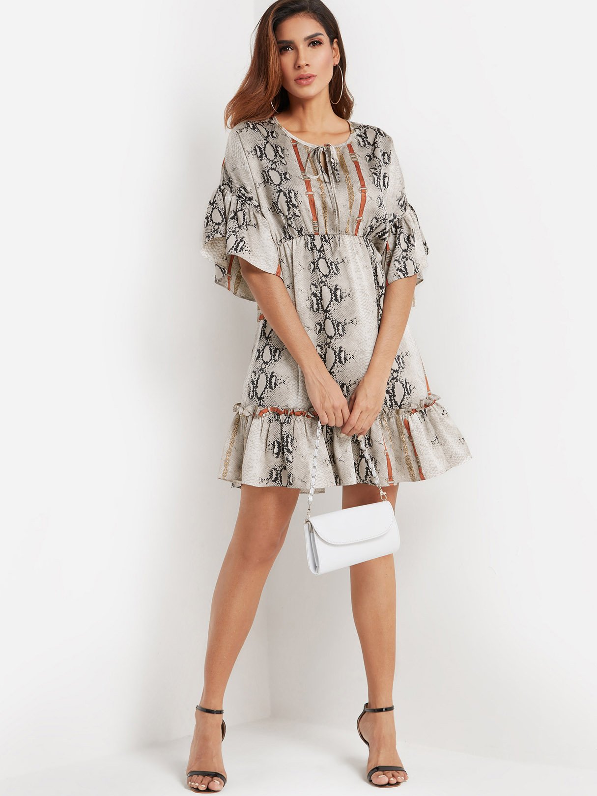 OEM ODM Womens Half Sleeve Casual Dress