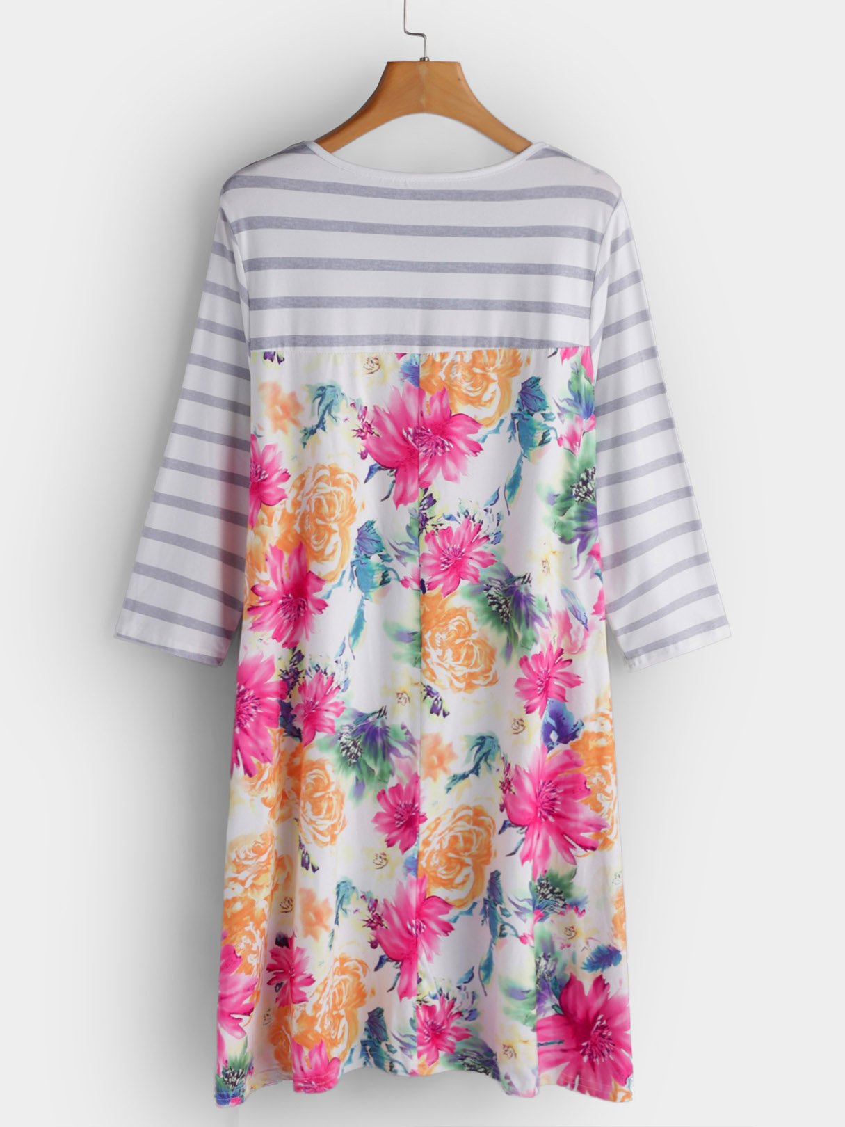 NEW FEELING Womens Multi Floral Dresses
