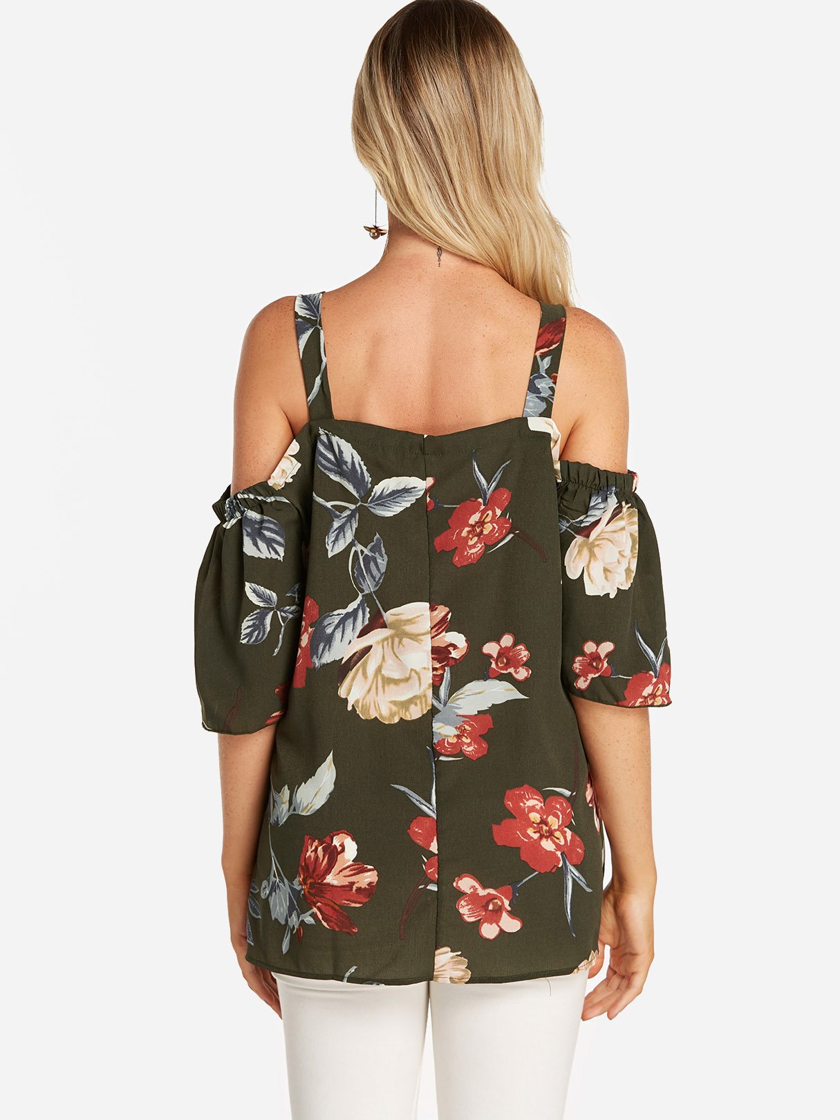 NEW FEELING Womens Green Blouses