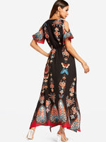 NEW FEELING Womens Black Maxi Dresses