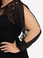 ODM Ladies Long Sleeve Plus Size Dress