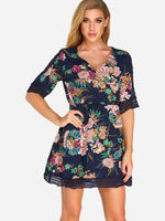 ODM Ladies Half Sleeve Mini Dress
