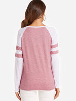 NEW FEELING Womens Red T-Shirts