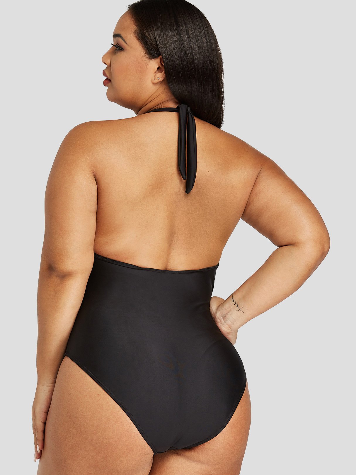 ODM Ladies Sleeveless Plus Size Swimwear