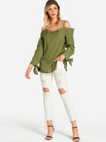 OEM ODM Ladies Red Blouses