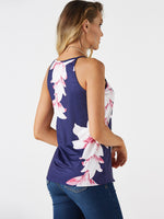 NEW FEELING Womens Blue Camis
