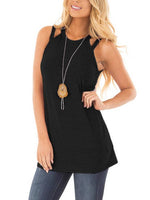 Wholesale Halter Sleeveless Black Camis