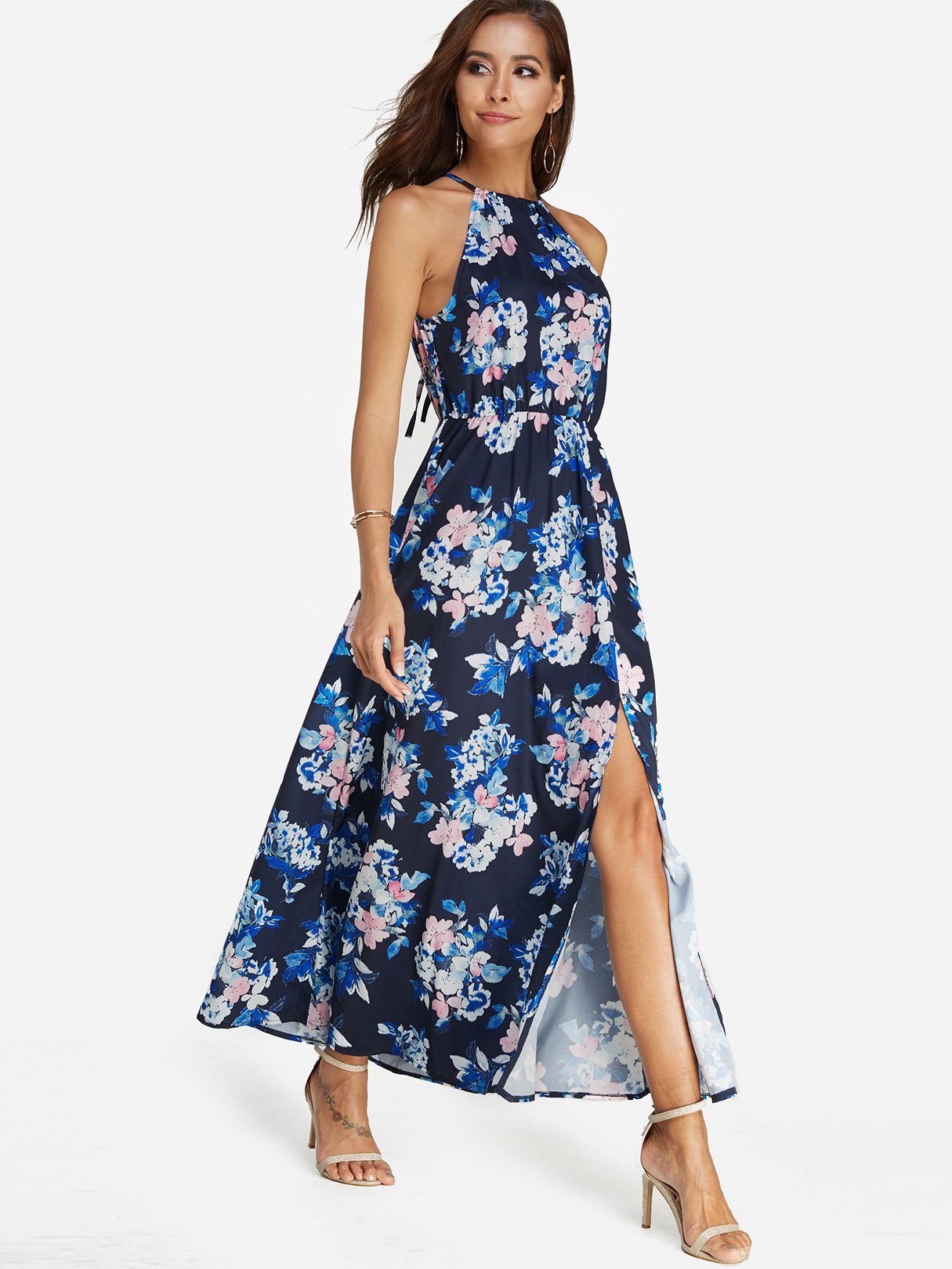 ODM Ladies Sleeveless Maxi Dress