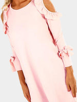 OEM Ladies Pink Mini Dresses