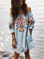 Custom Womens Floral Print Dresses