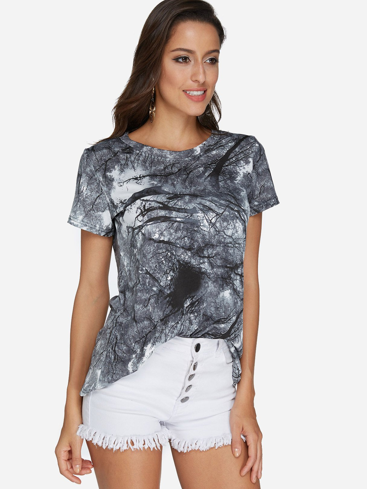 ODM Ladies Short Sleeve T-Shirts