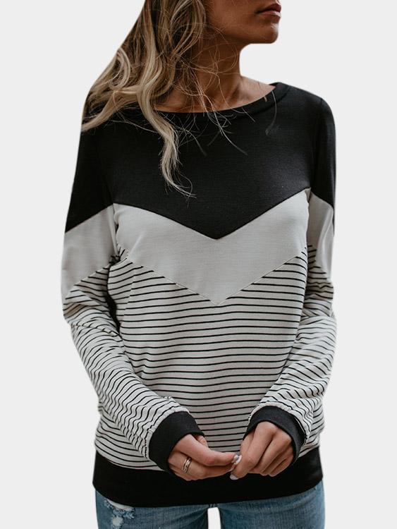 NEW FEELING Womens Black T-Shirts