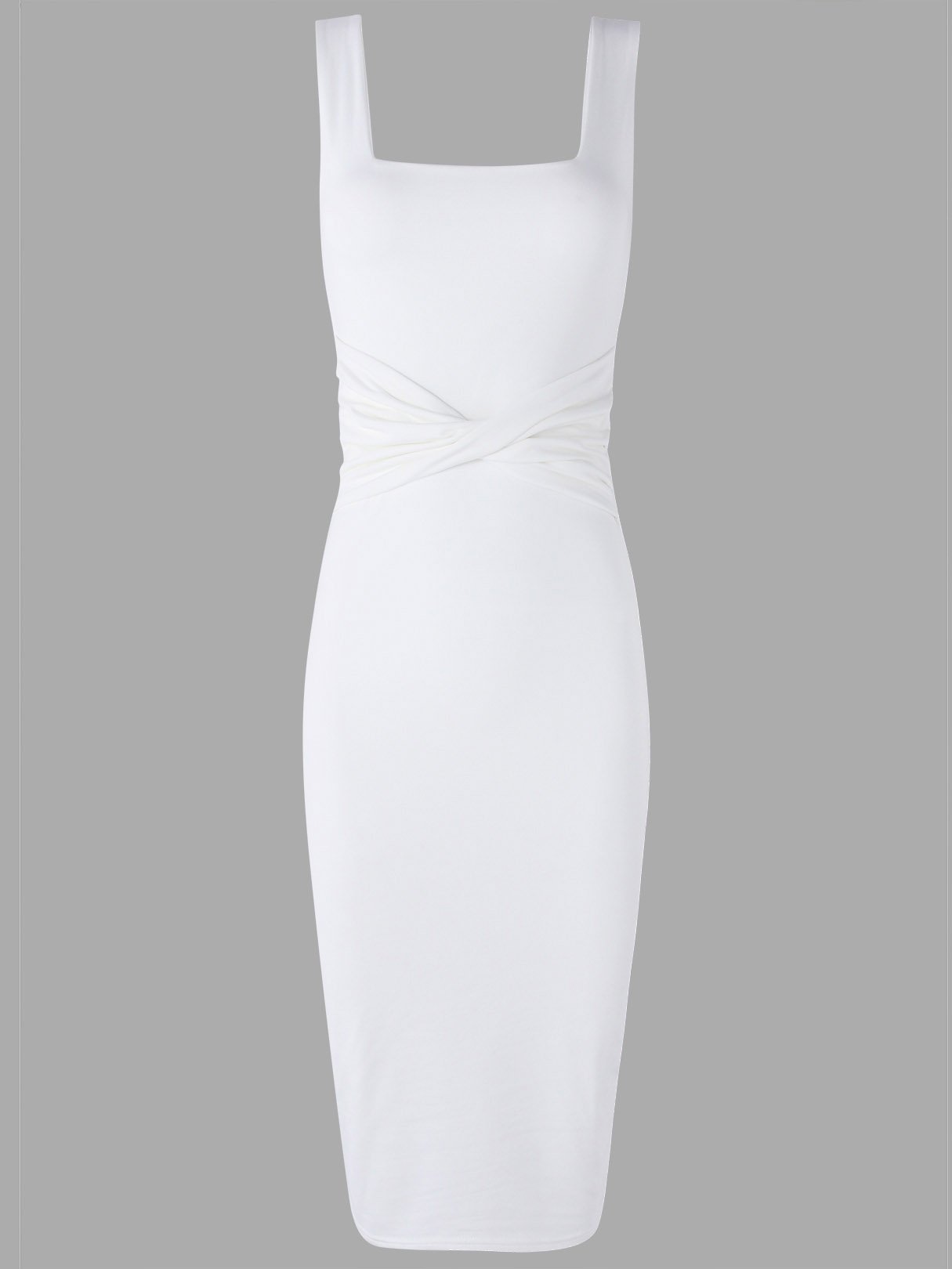 Custom Long White Velvet Dress