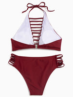 Custom Womens Orange Bikinis