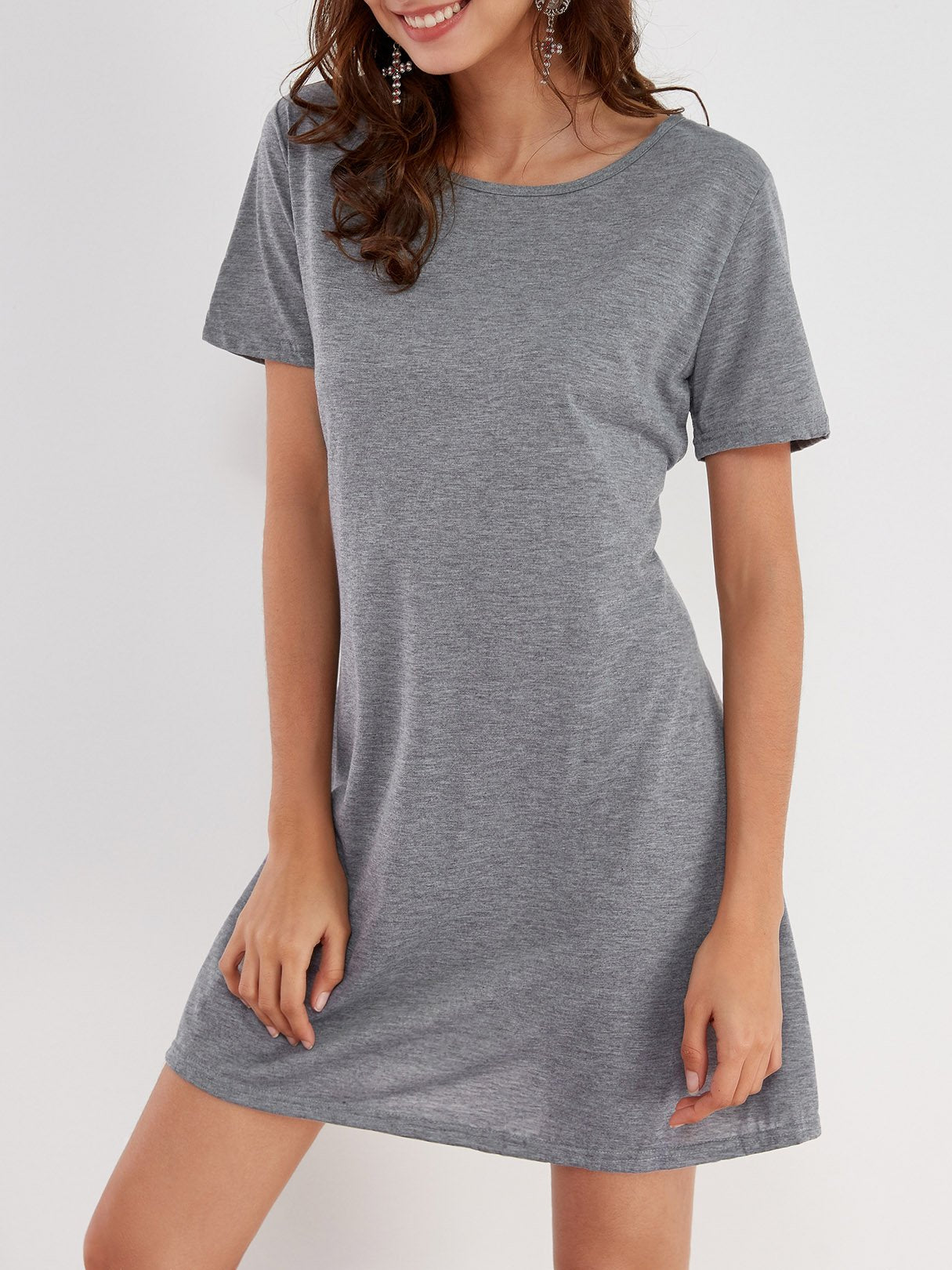ODM Ladies Short Sleeve Mini Dresses