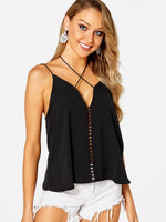 OEM Ladies Black Camis