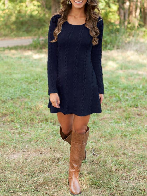 ODM Ladies Long Sleeve Mini Dresses