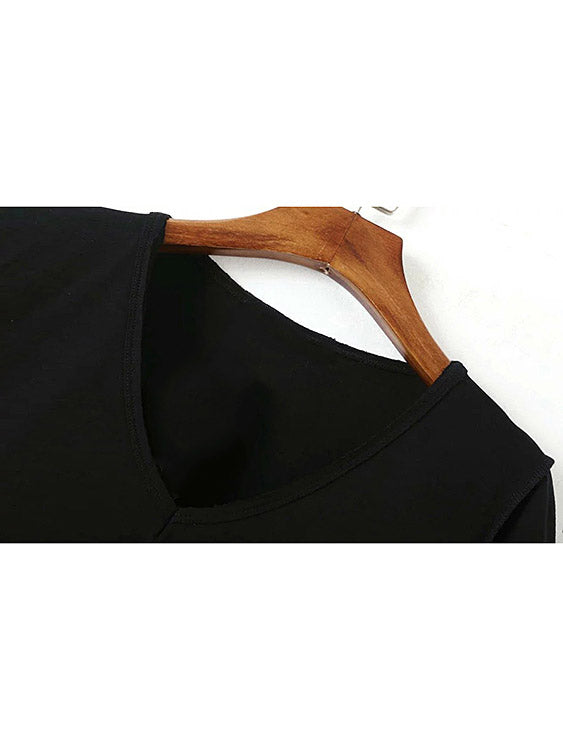OEM Ladies Black T-Shirts
