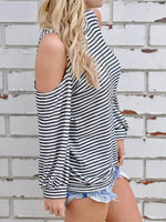 OEM Ladies Striped T-Shirts