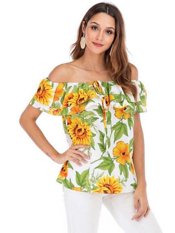 NEW FEELING Womens Multi Blouses