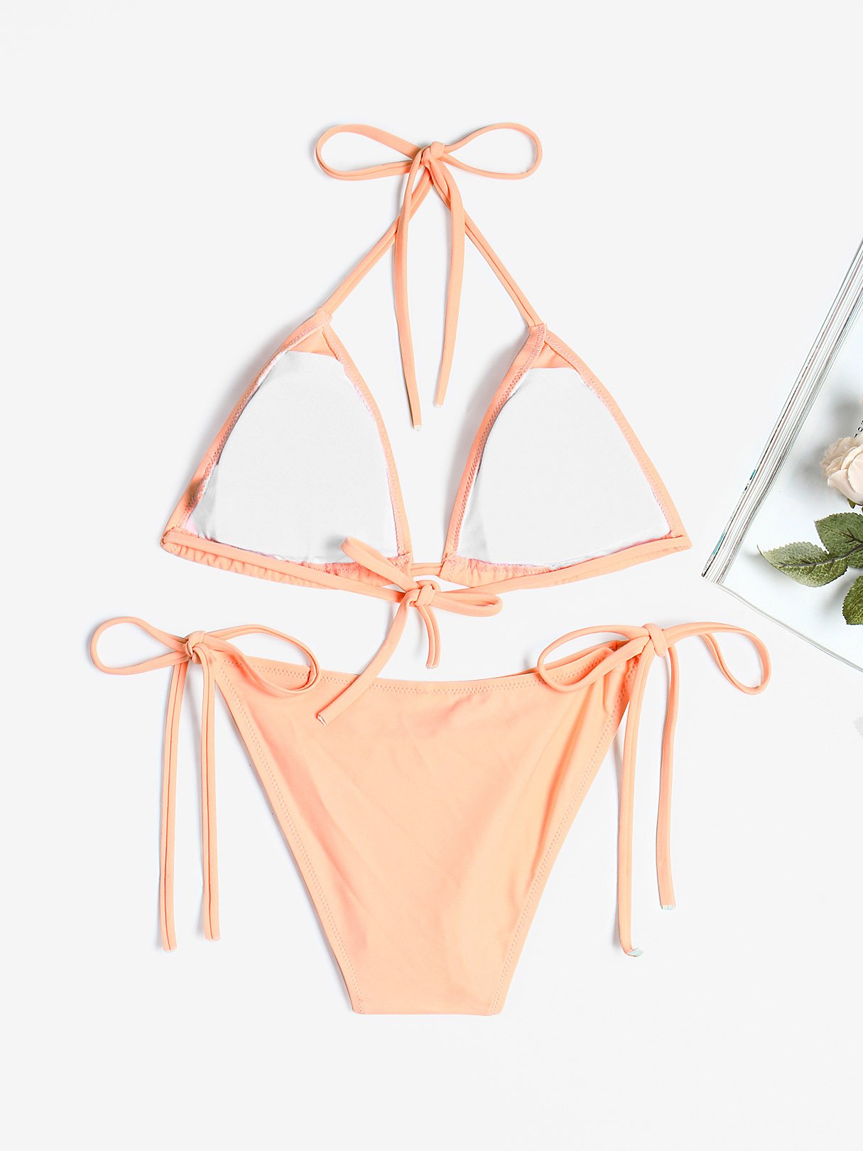 NEW FEELING Womens Pink Bikinis