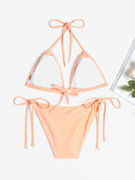NEW FEELING Womens Pink Bikinis