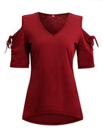 OEM Ladies Burgundy T-Shirts