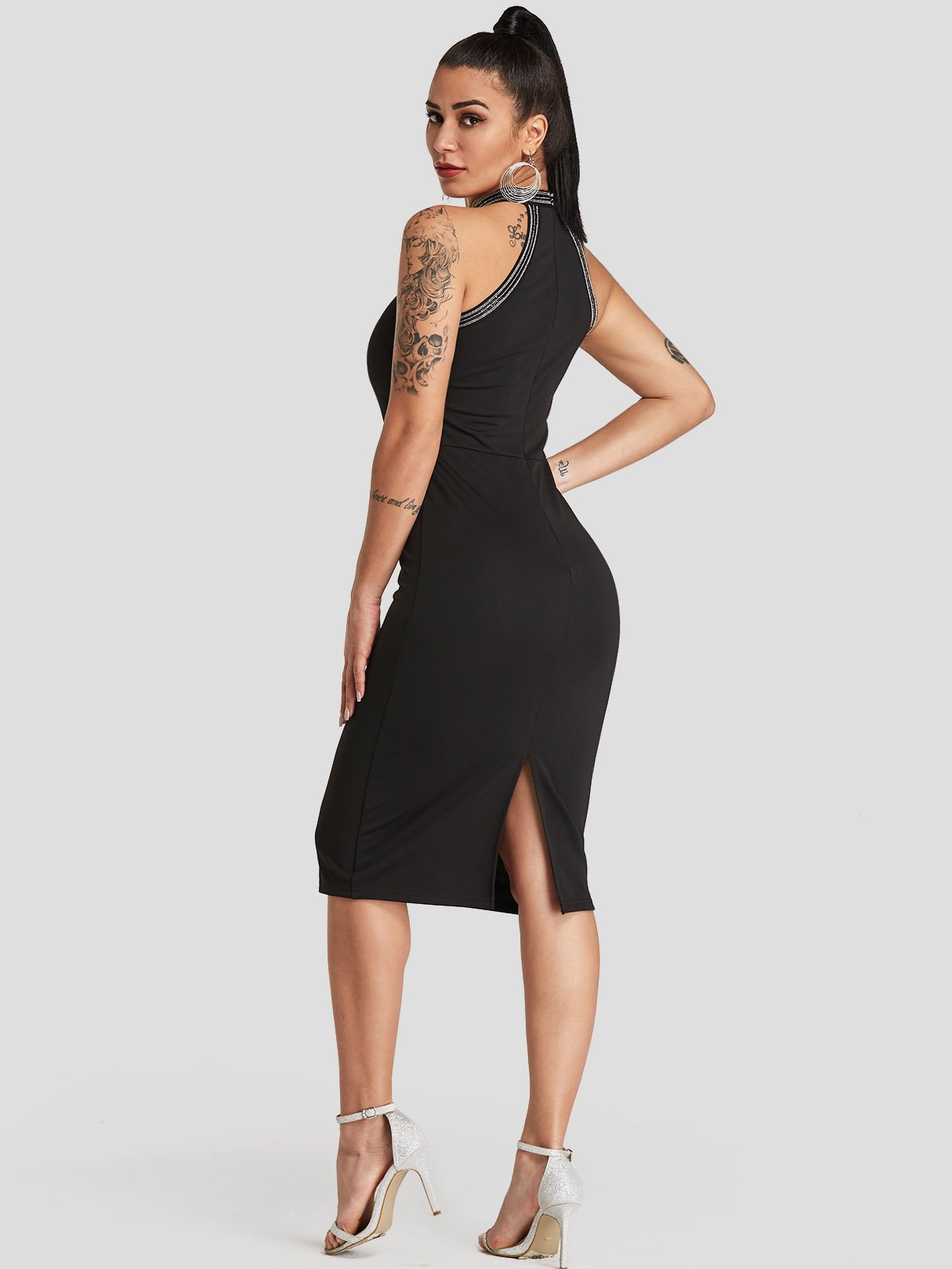 NEW FEELING Womens Black Sexy Dresses