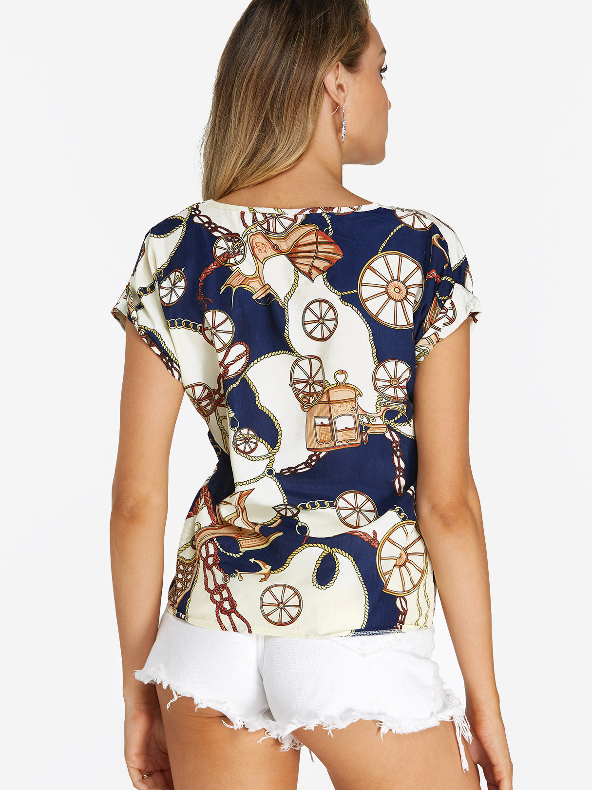 NEW FEELING Womens Beige T-Shirts