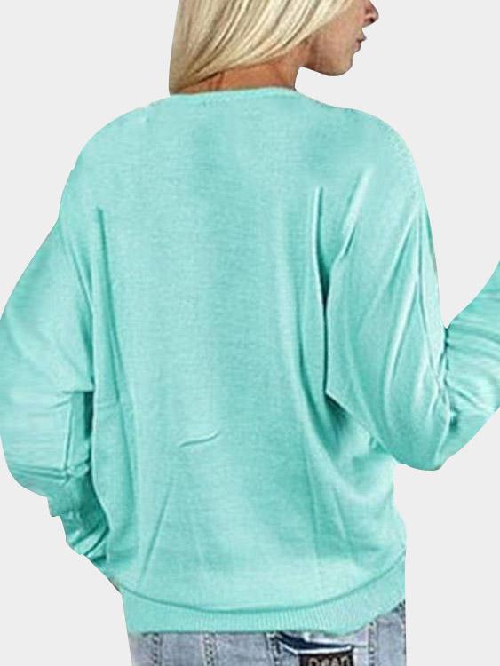 NEW FEELING Womens Blue T-Shirts