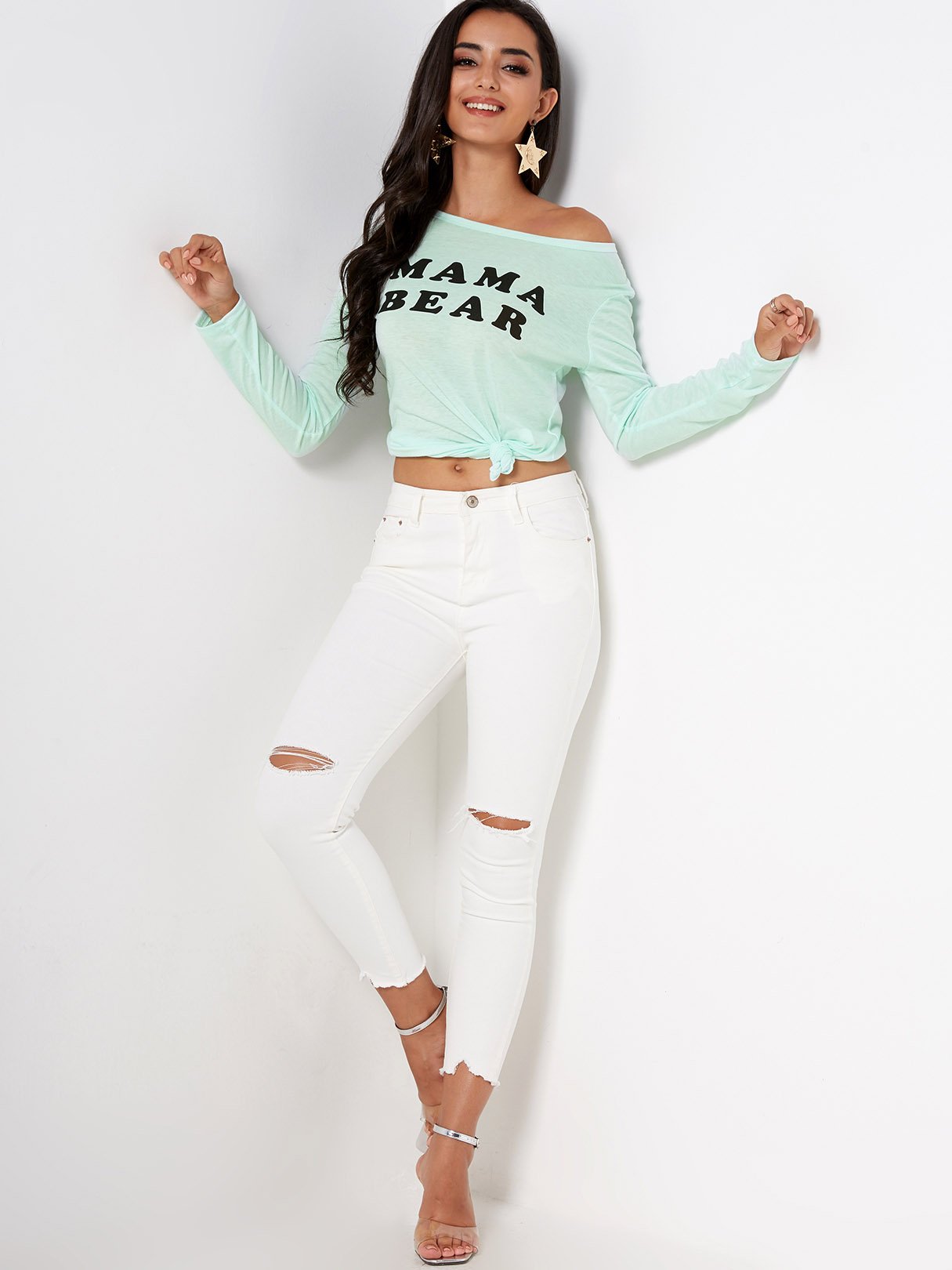 OEM ODM Womens Long Sleeve Top