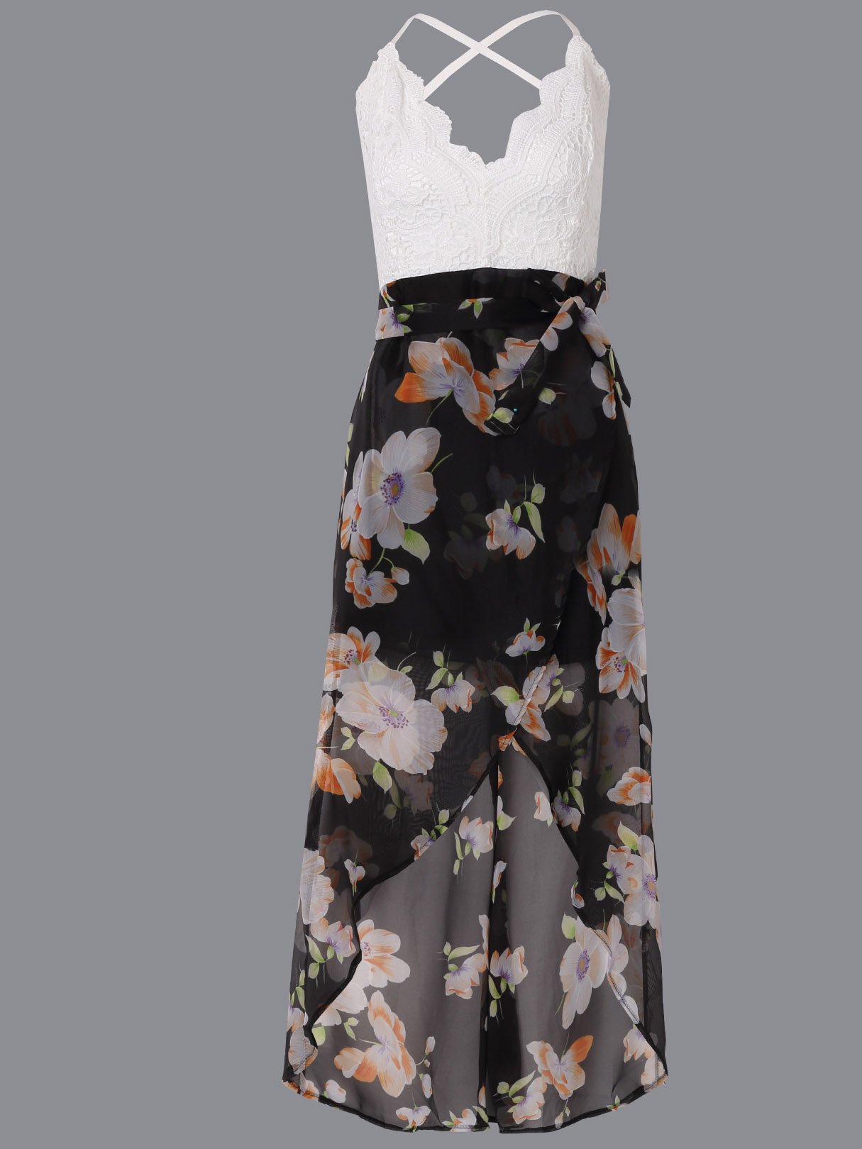 Custom Ladies V-Neck Maxi Dresses