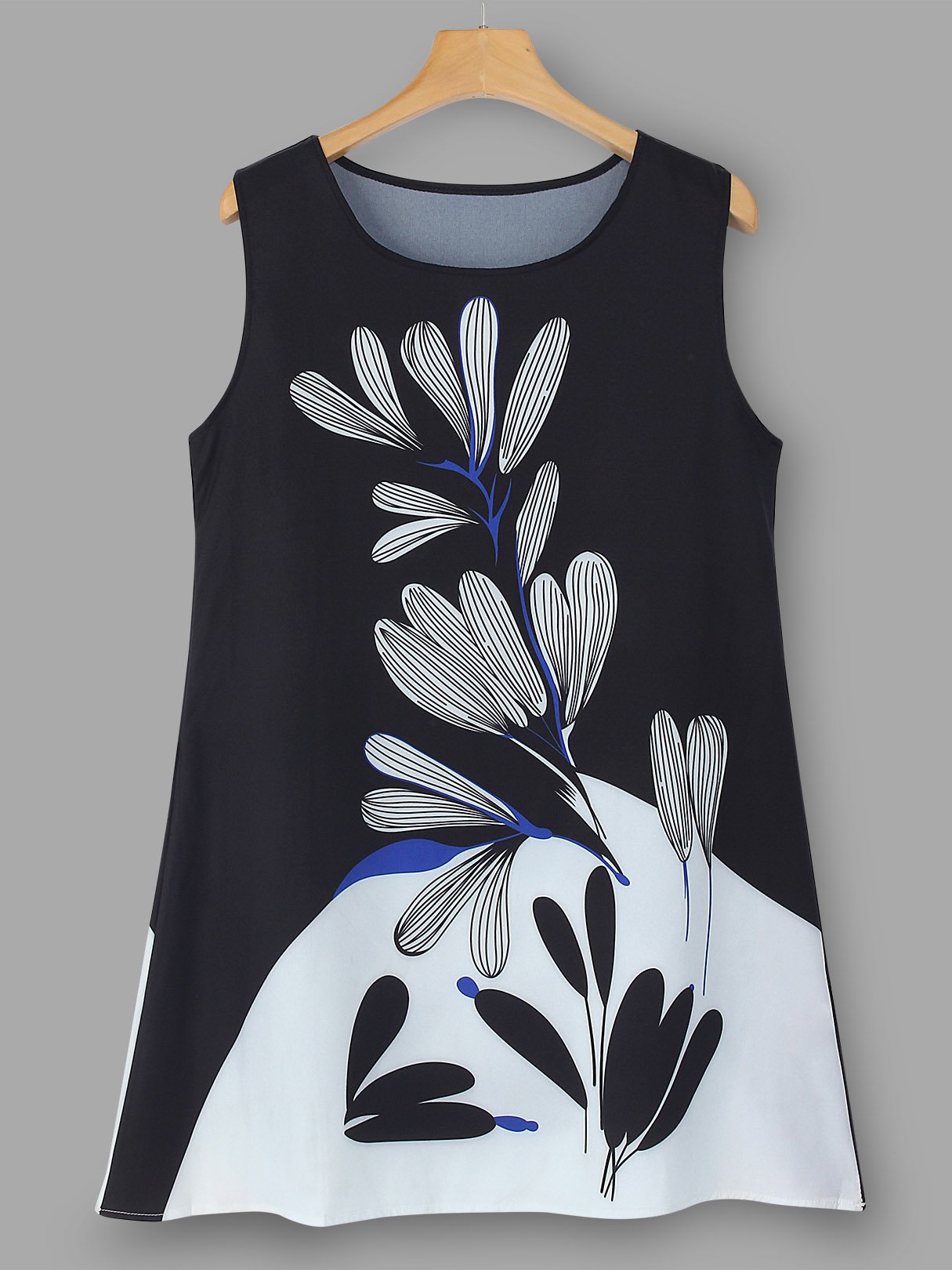 OEM Ladies Black Floral Dresses