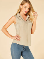 OEM Ladies Apricot Blouses