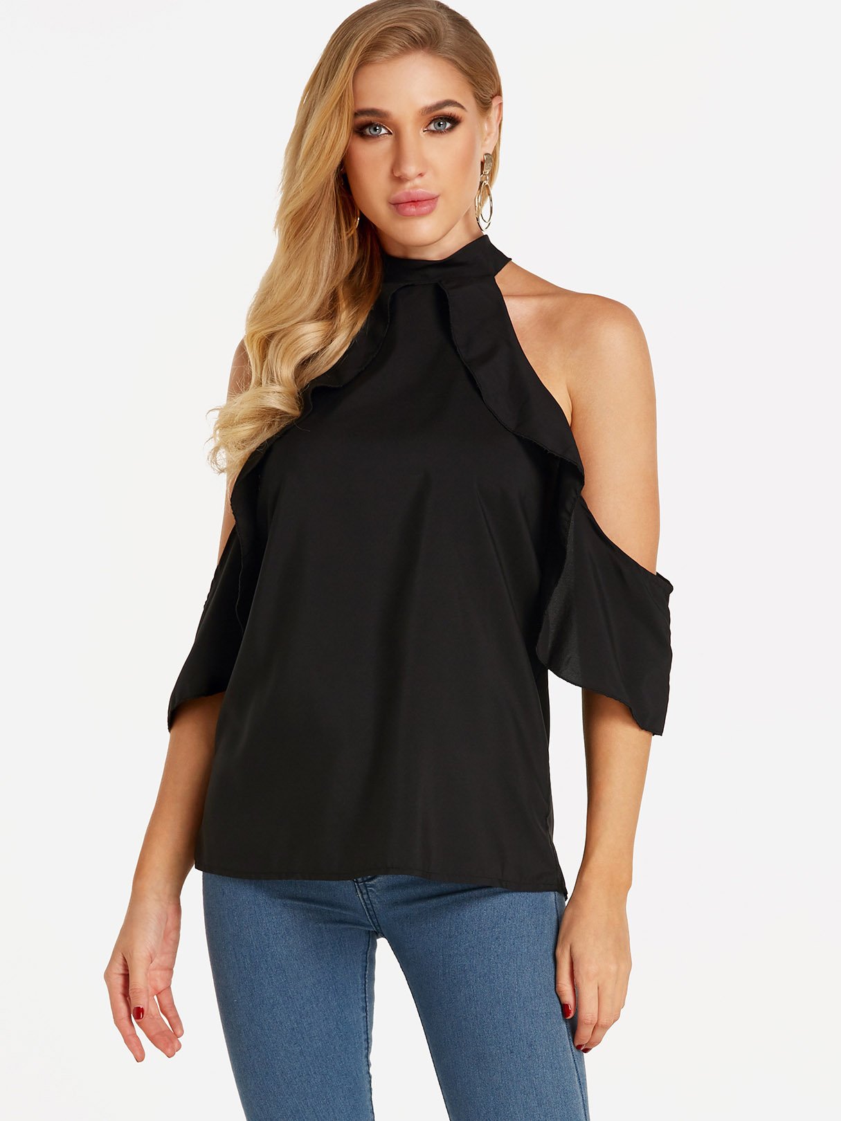 Womens Half Sleeve Blouses