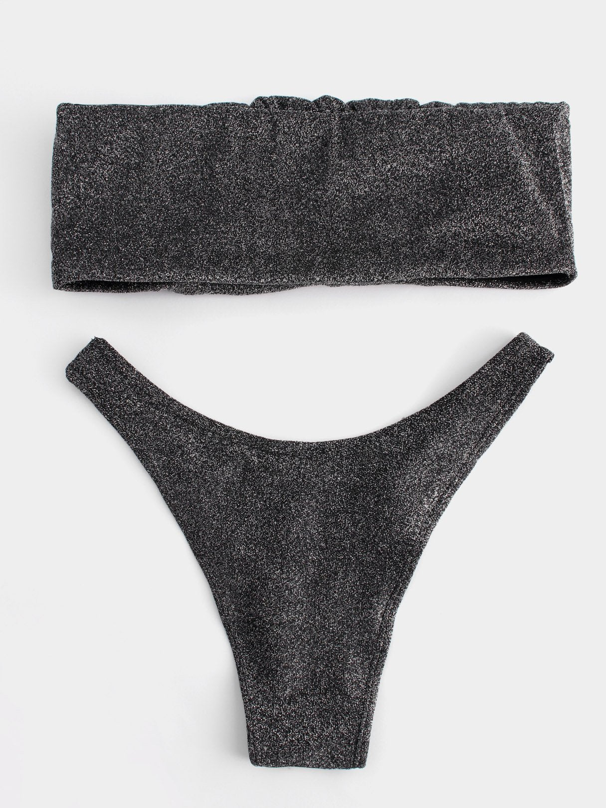 NEW FEELING Womens Grey Bikinis